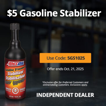 AMSOIL Gasoline Stabilizer Promo – $5 (Limited Time)