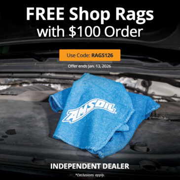 New Year, Clean Gear: Free AMSOIL Shop Rags