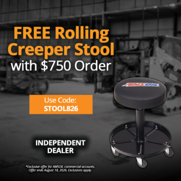 Commerial Promo – Free Rolling Stool!